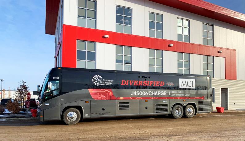 100% Electric Zero-emissions Motor Coach Arrives in Fort McMurray