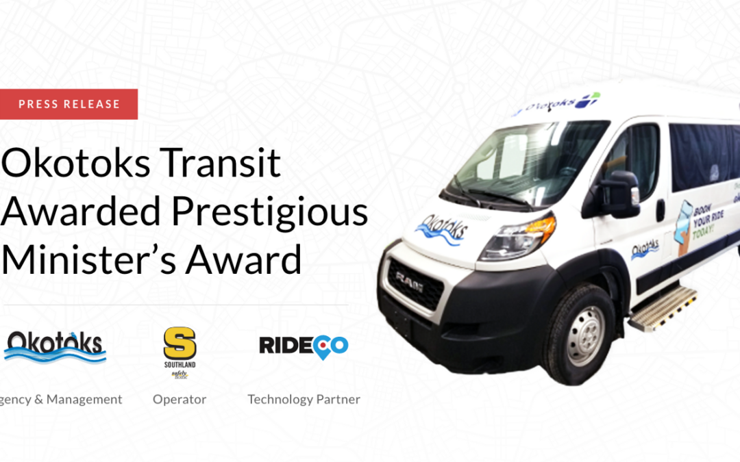 Okotoks On-Demand Transit Awarded for Exceptional Service