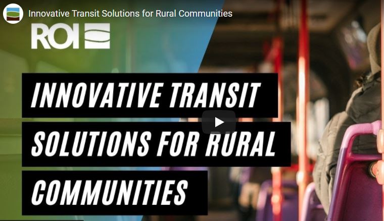 Webinar: Innovative Transit Solutions for Rural Communities